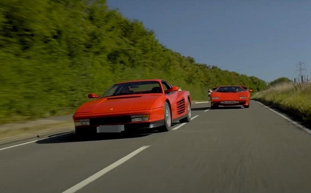 Ferrari Testarossa vs Countach Video ClubAlfa.it