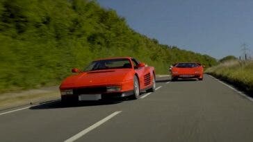 Ferrari Testarossa Lamborghini Countach