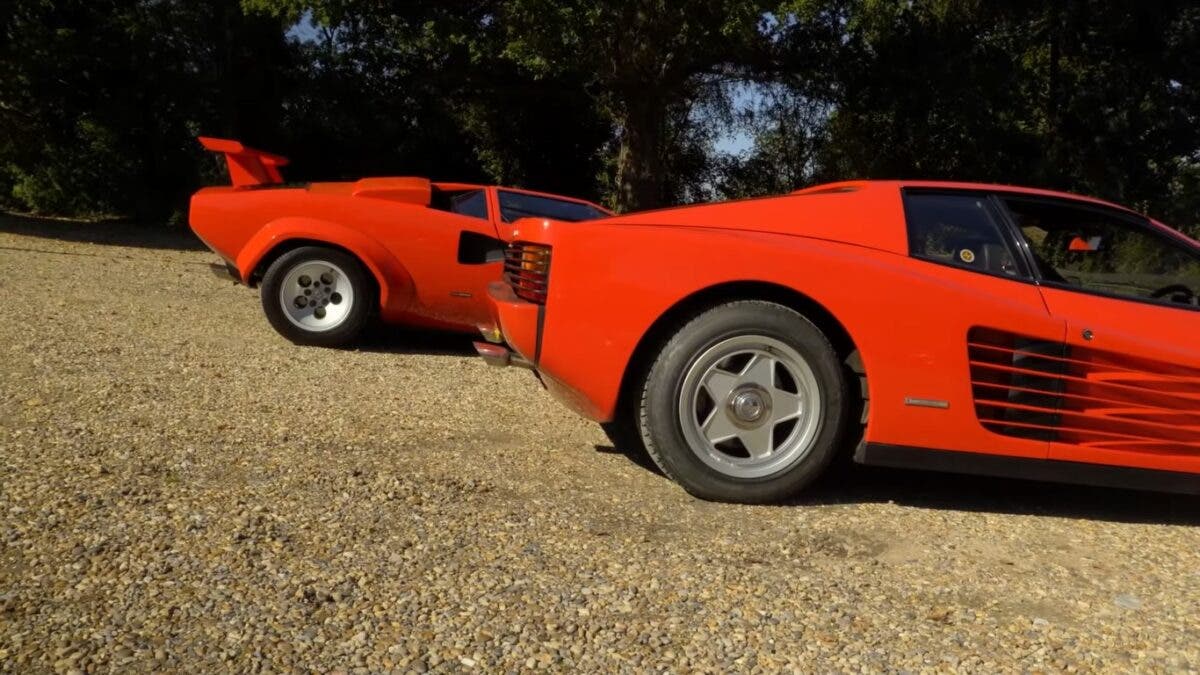 Ferrari Testarossa Lamborghini Countach