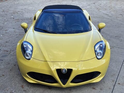 Alfa Romeo 4C Spider 2016 Giallo Prototipo asta
