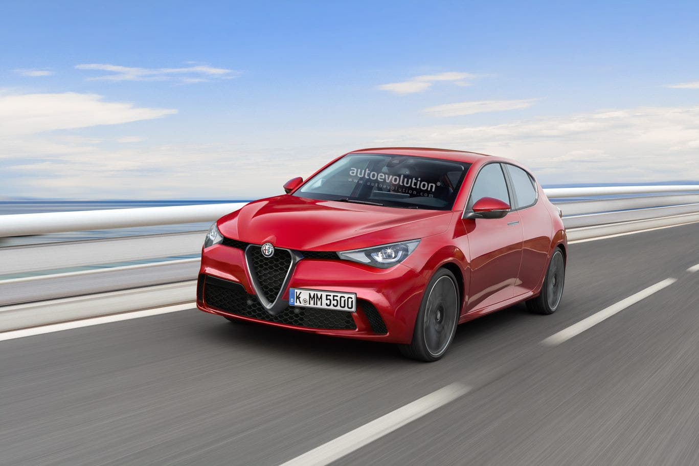 Alfa Romeo Mito successore render