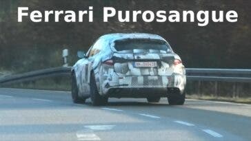 Ferrari Purosangue prototipo Germania