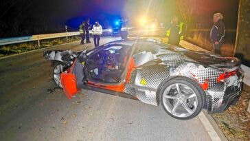 Ferrari SF90 Stradale Bosch incidente Germania