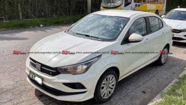 Fiat Cronos Firefly 1.0 prototipo foto spia