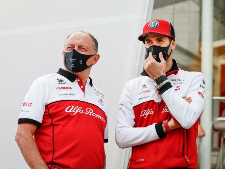 Frederic Vasseur e Antonio Giovinazzi