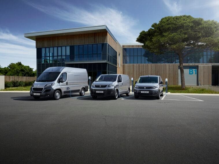 Peugeot gamma veicoli commerciali elettrici