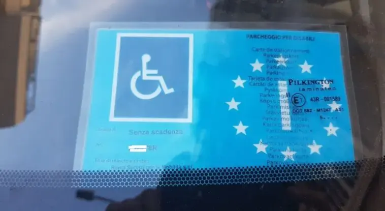 contrassegno disabili