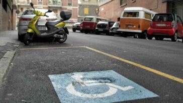 multa sosta disabili