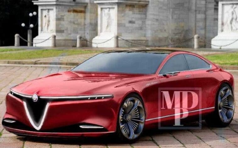 nuova Alfa Romeo Giulia Render