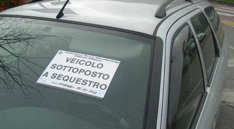 sequestro auto