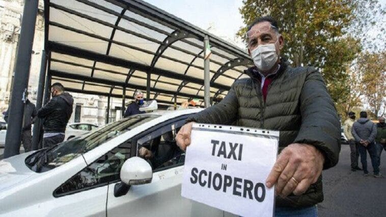 taxi sciopero