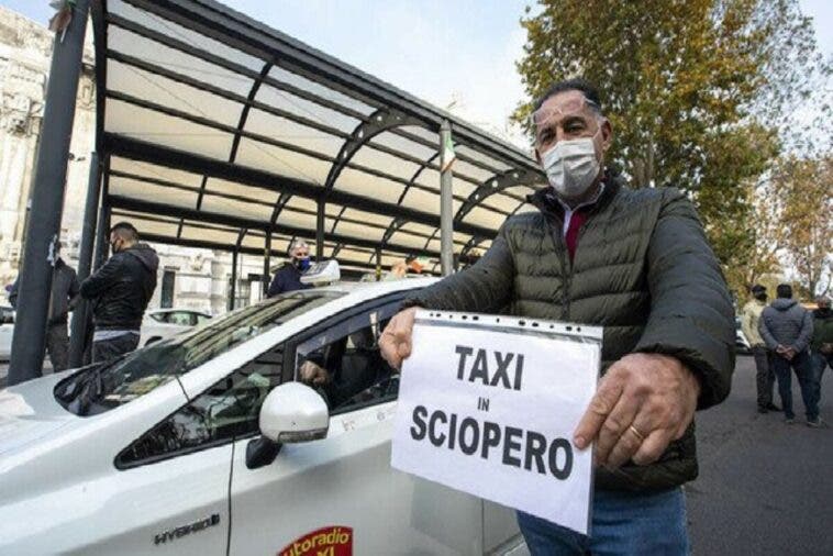 taxi sciopero