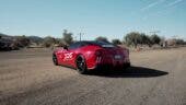 Ferrari F12berlinetta biturbo vs Ford Mustang Hoonicorn drag race