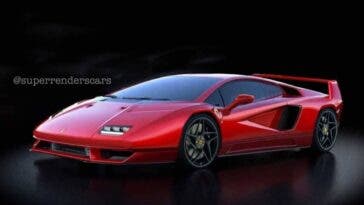Ferrari F40 versione moderna render