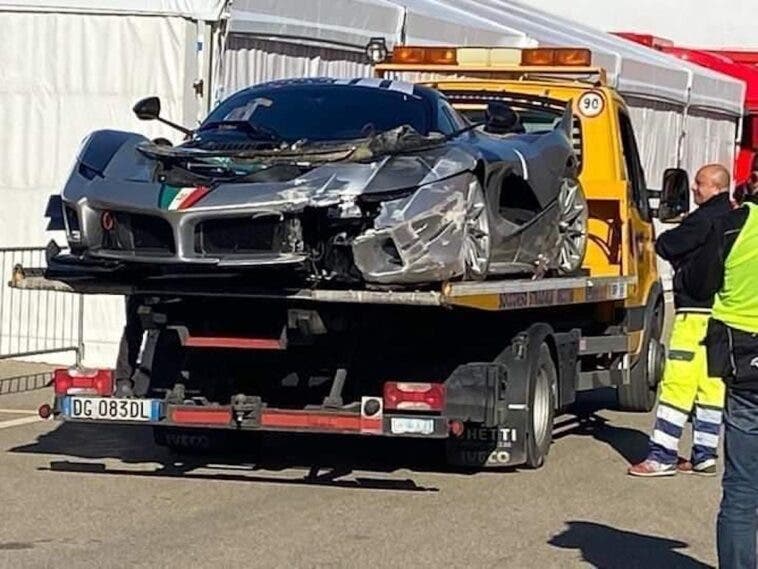 Ferrari FXX K Evo incidente Mugello