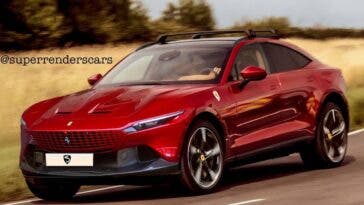 Ferrari Purosangue render