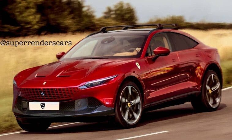 Ferrari Purosangue render