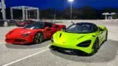 Ferrari SF90 Stradale vs McLaren 765LT drag race DragTimes