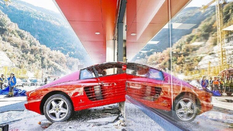 Ferrari Incidente