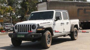 Jeep Gladiator Rubicon foto spia Brasile