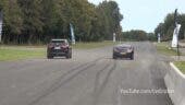 Jeep Grand Cherokee Trackhawk drag race