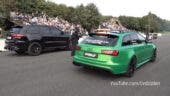 Jeep Grand Cherokee Trackhawk drag race