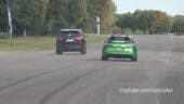 Jeep Grand Cherokee Trackhawk drag race