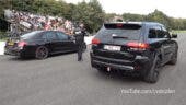 Jeep Grand Cherokee Trackhawk drag race