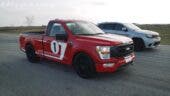 Jeep Grand Cherokee Trackhawk vs Ford F-150 drag race