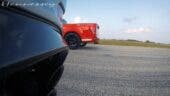 Jeep Grand Cherokee Trackhawk vs Ford F-150 drag race