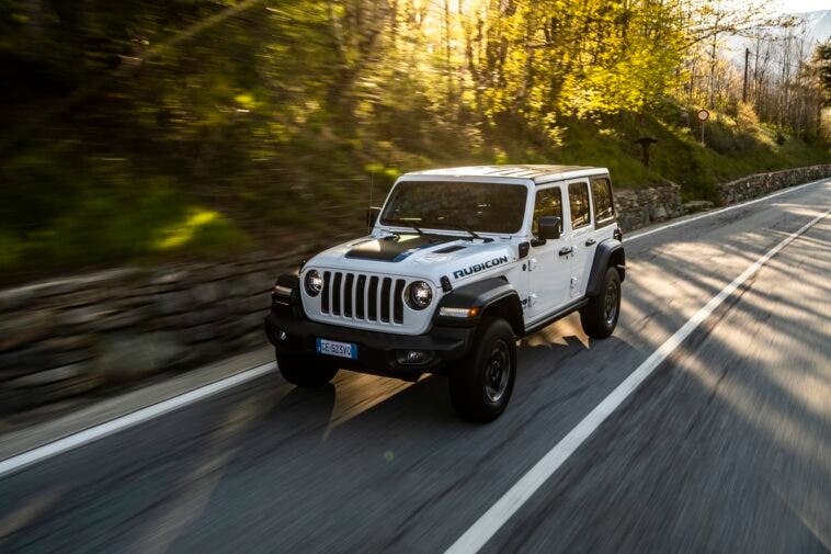 Jeep Wrangler 4xe 2022 Italia