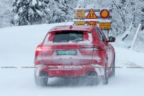 Maserati Grecale Trofeo test invernali foto spia