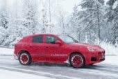 Maserati Grecale Trofeo test invernali foto spia