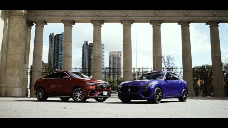 Maserati Levante GTS vs Mercedes-AMG GLE 63 S Coupé drag race