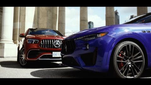 Maserati Levante GTS vs Mercedes-AMG GLE 63 S Coupé drag race