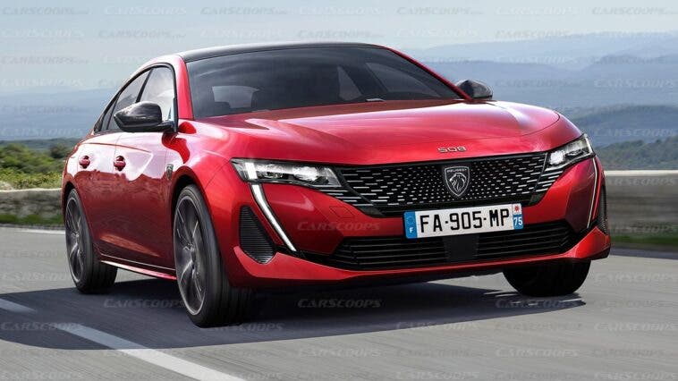 Peugeot 508 2023 render