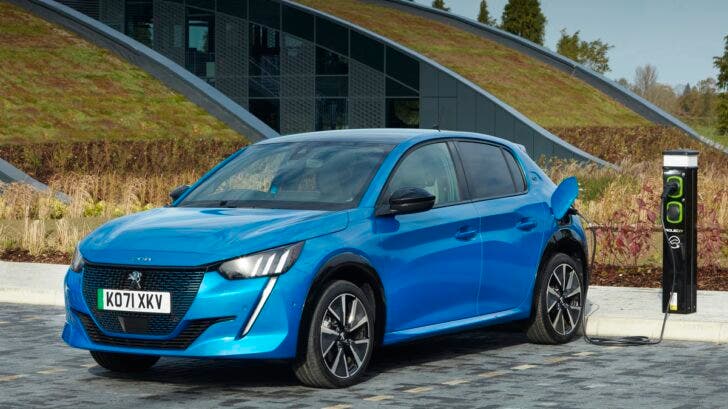 Peugeot e-208 Greenfleet Vehicle of the Year 2021