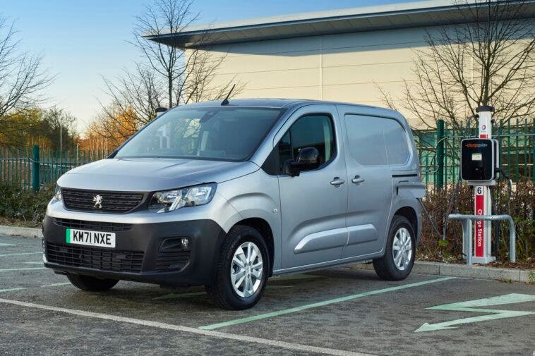 Peugeot e-Partner What Van? Awards 2022