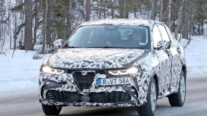 Alfa Romeo Tonale prototipi Svezia foto spia