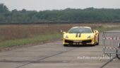Ferrari 488 Pista vs Porsche 911 GT2 RS drag race