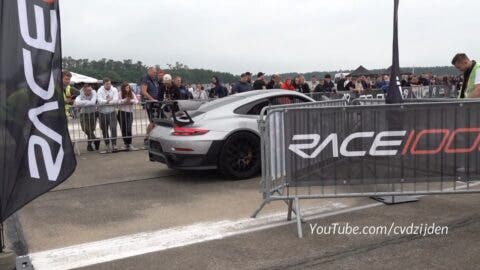 Ferrari 488 Pista vs Porsche 911 GT2 RS drag race