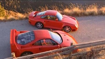 Ferrari F40 Porsche 959