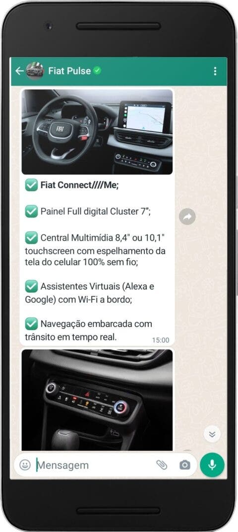 Fiat Pulse realtà aumentata