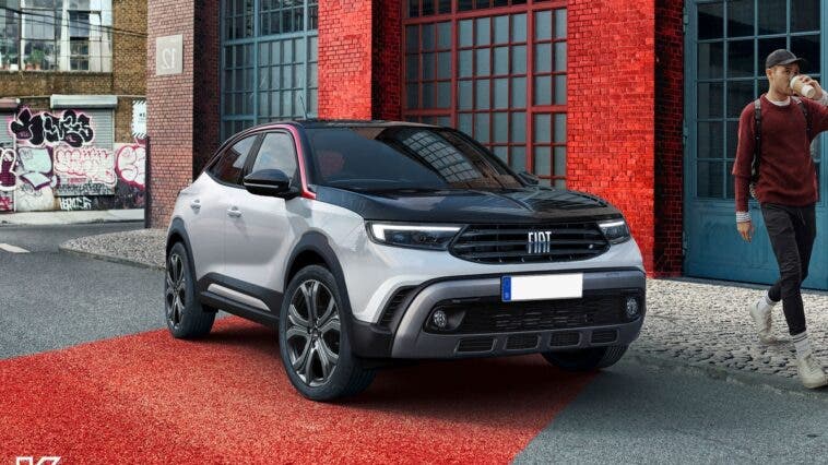 Fiat Uno Cross render