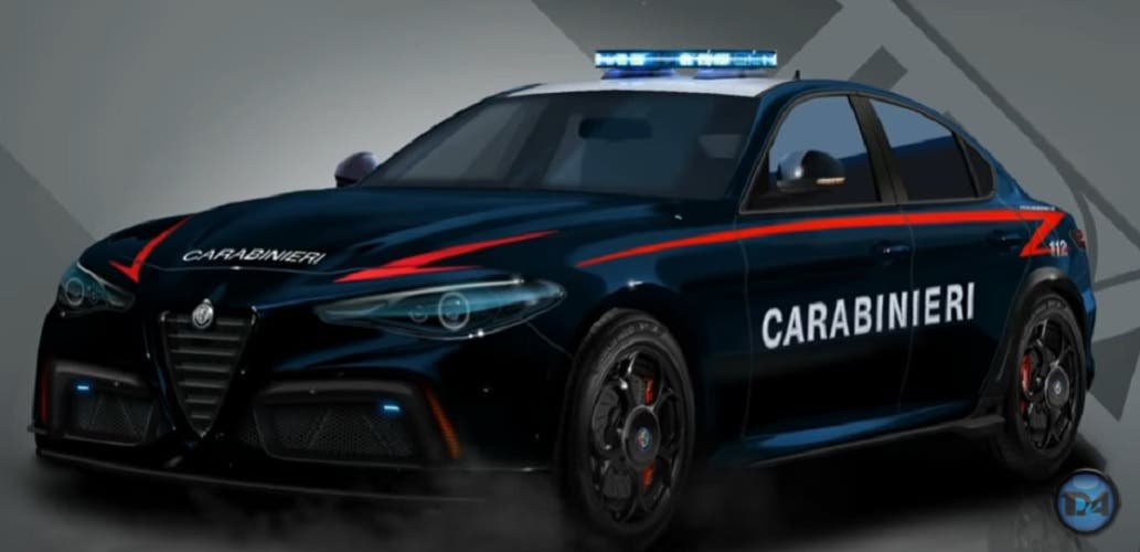 Nuova Alfa Romeo Giulia Carabinieri 2023