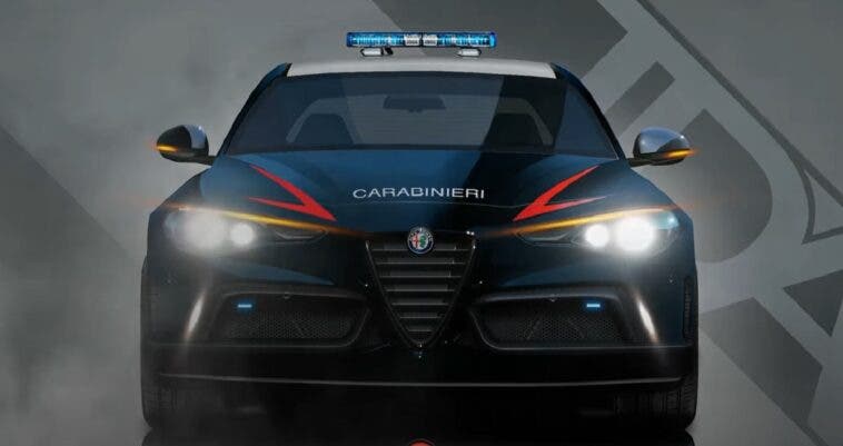Nuova Alfa Romeo Giulia Carabinieri 2023