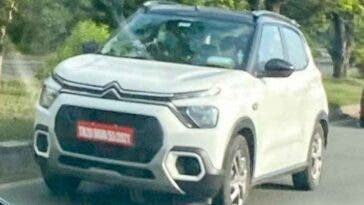 Nuova Citroën C3 ultimo prototipo India