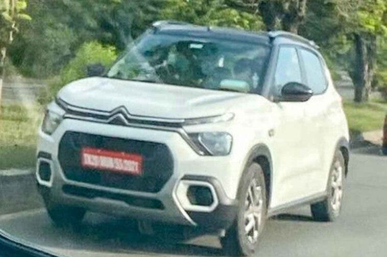 Nuova Citroën C3 ultimo prototipo India