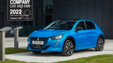 Peugeot e-208 Company Car & Van Awards 2022