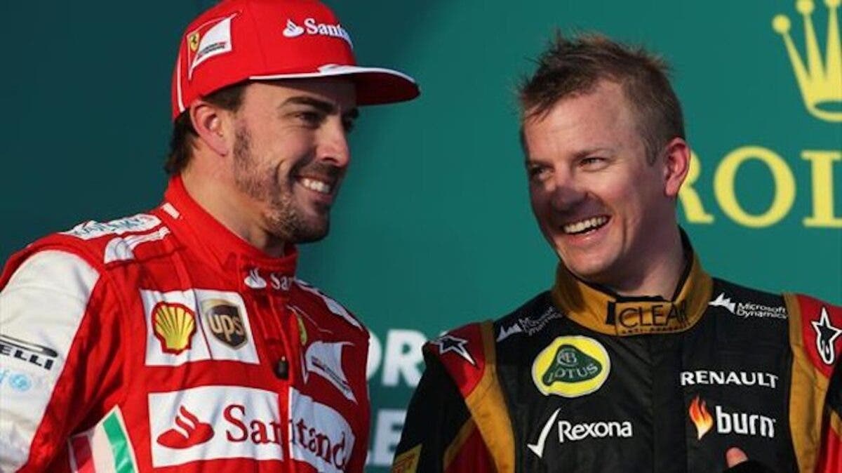 Raikkonen e Alonso